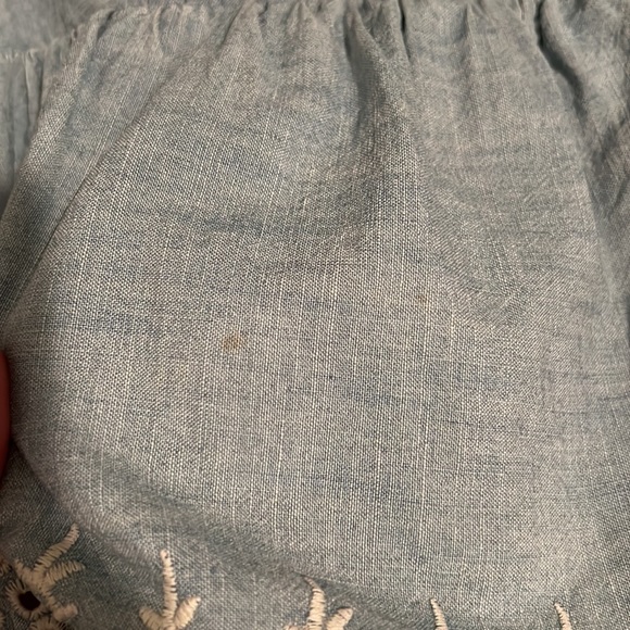 Ralph Lauren Denim Peplum Bustier - Picture 6 of 12